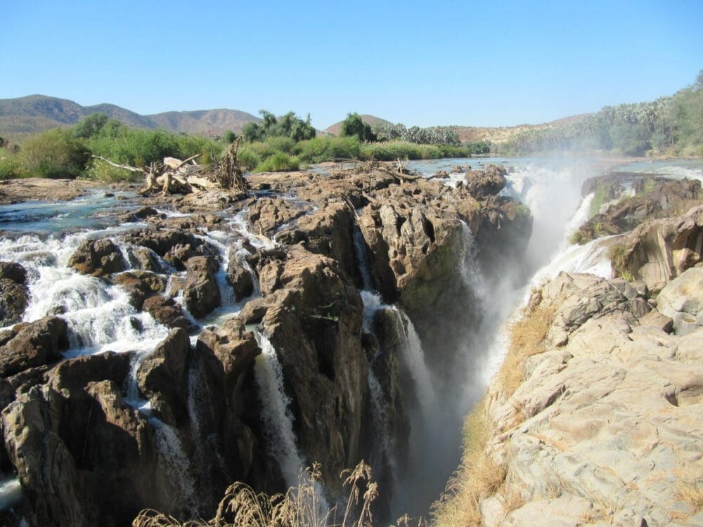 waterfall - Epupa Falls Namibia - Dusty Trails Safaris Namibia & Dusty Car Hire Namibia