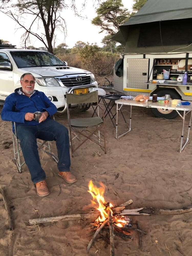 Herman Oosthuizen Senior - retired founder of Dusty Trails Safaris