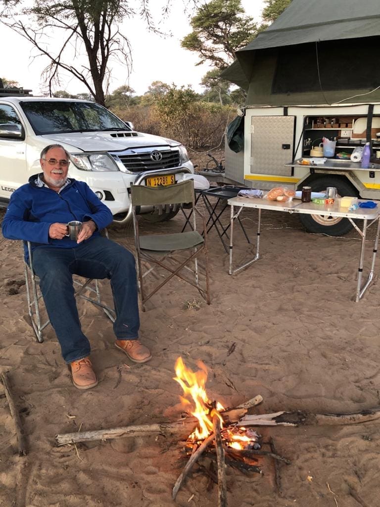 Herman Oosthuizen Senior - Gründer von Dusty Trails Safaris im Ruhestand