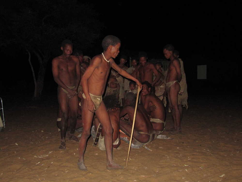 bushmen dancing at night - Dusty Trails Safaris Namibia & Dusty Car Hire Namibia