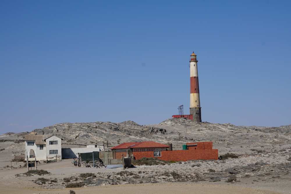 lighthouse at Diaz point - Dusty Trails Safaris Namibia & Dusty Car Hire Namibia