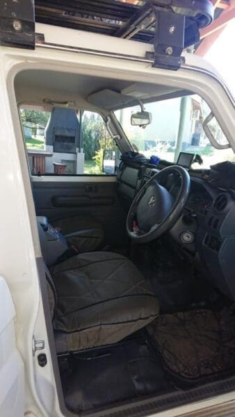 Safari Land Cruiser double cabin interior view driver side