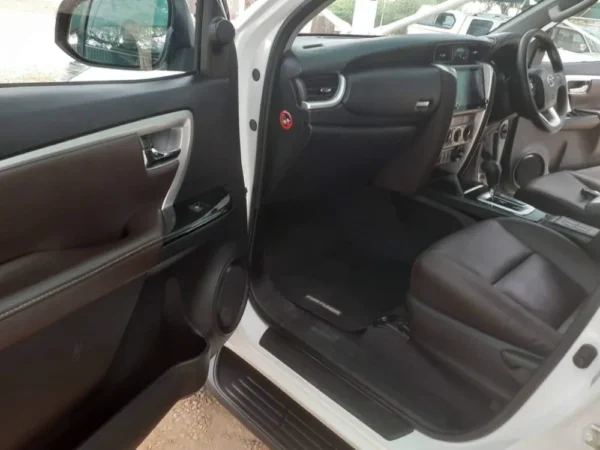 Toyota Fortuner passenger seat inside view