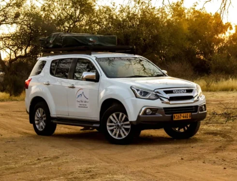 ISUZU mu-X Safari SUV - available with rooftop tent