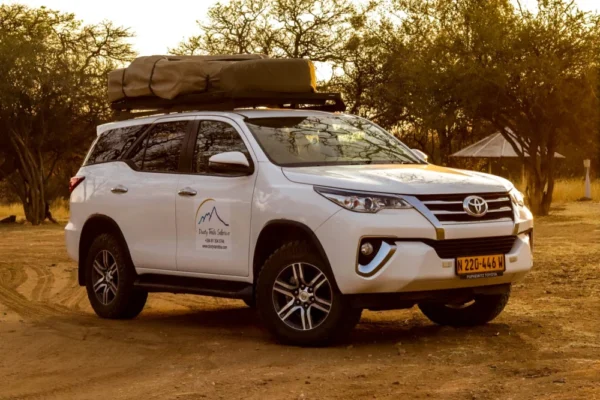 Toyota Fortuner Safari SUV with rooftop tent