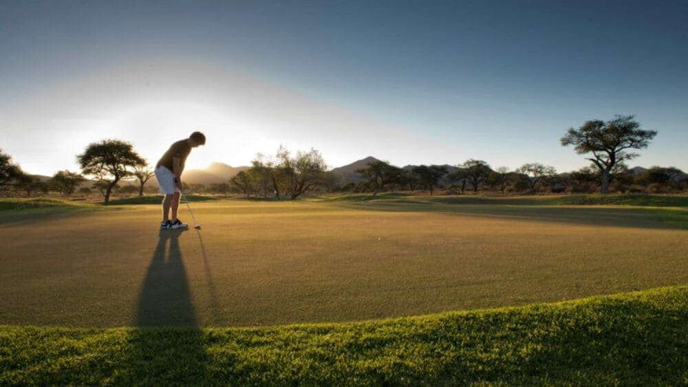 Omeya Golf Club - sunset view