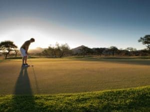 Omeya Golf Club - sunset view