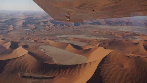 Flying over the Namib desert - created by our valued customer Marco Fendt